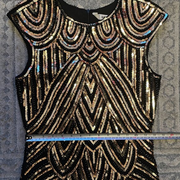 1920's Sequined Vintage Flapper Dress S - Picture 8 of 8
